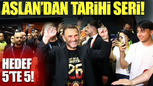 Okan Buruk: Hedefimiz 5. Şampiyonluk, O Rekoru Kırmak