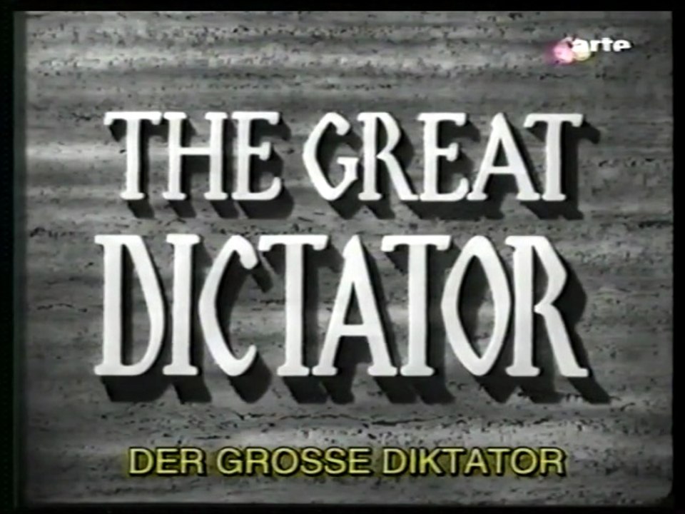 Der große Diktator /The Great Dictator  Film deutsch