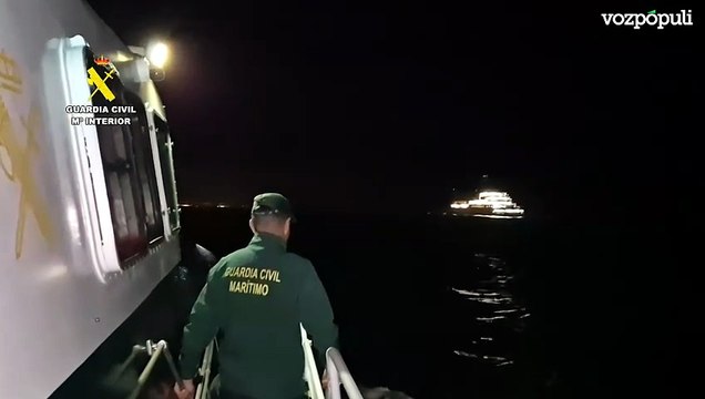 Así ha sido la llegada del MV Hondius a las aguas territoriales españolas.
