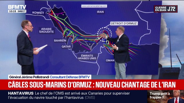 Guerre au Moyen-Orient: les câbles sous-marins, nouveau moyen de pression de l'Iran dans le détroit d'Ormuz