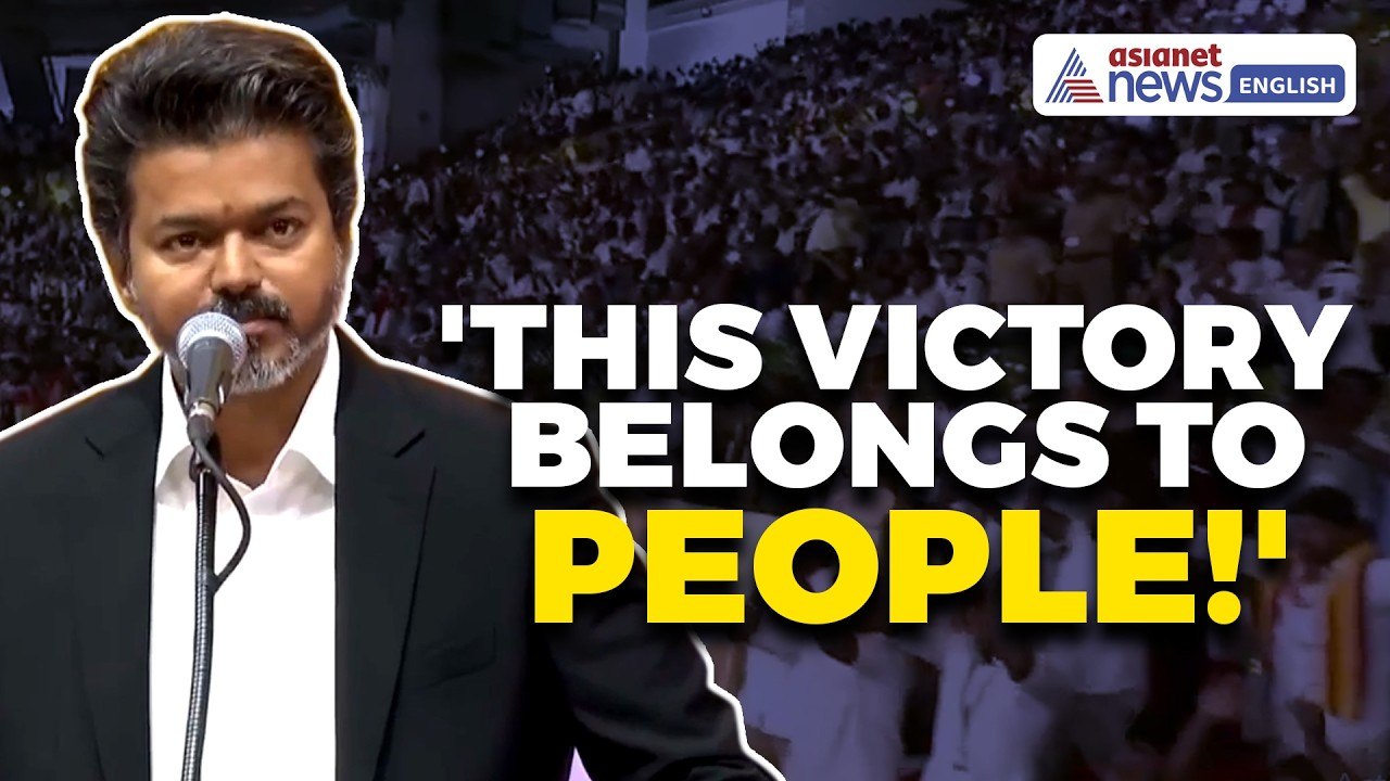 Vijay Sworn in as Tamil Nadu CM | Thalapathy’s FIRST Speech Shakes Chennai!