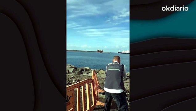 Llegada a puerto de los primeros pasajeros españoles del Hondius