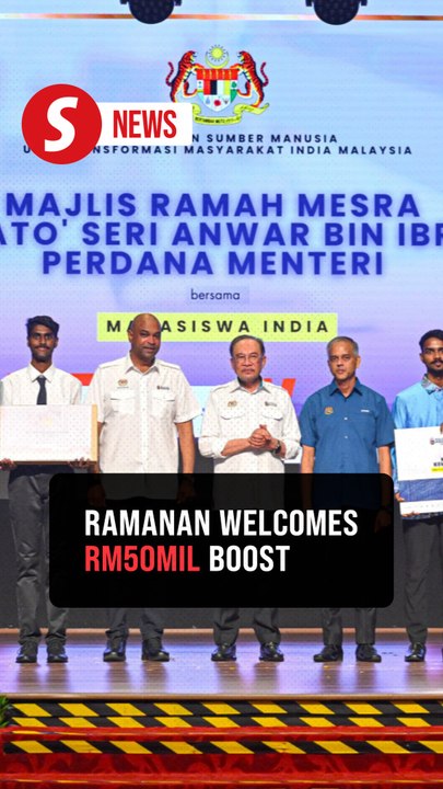 Ramanan lauds 'historic' RM50mil increase to Mitra's allocation