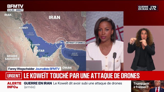 Guerre au Moyen-Orient: le Koweït annonce avoir subi une attaque de drones