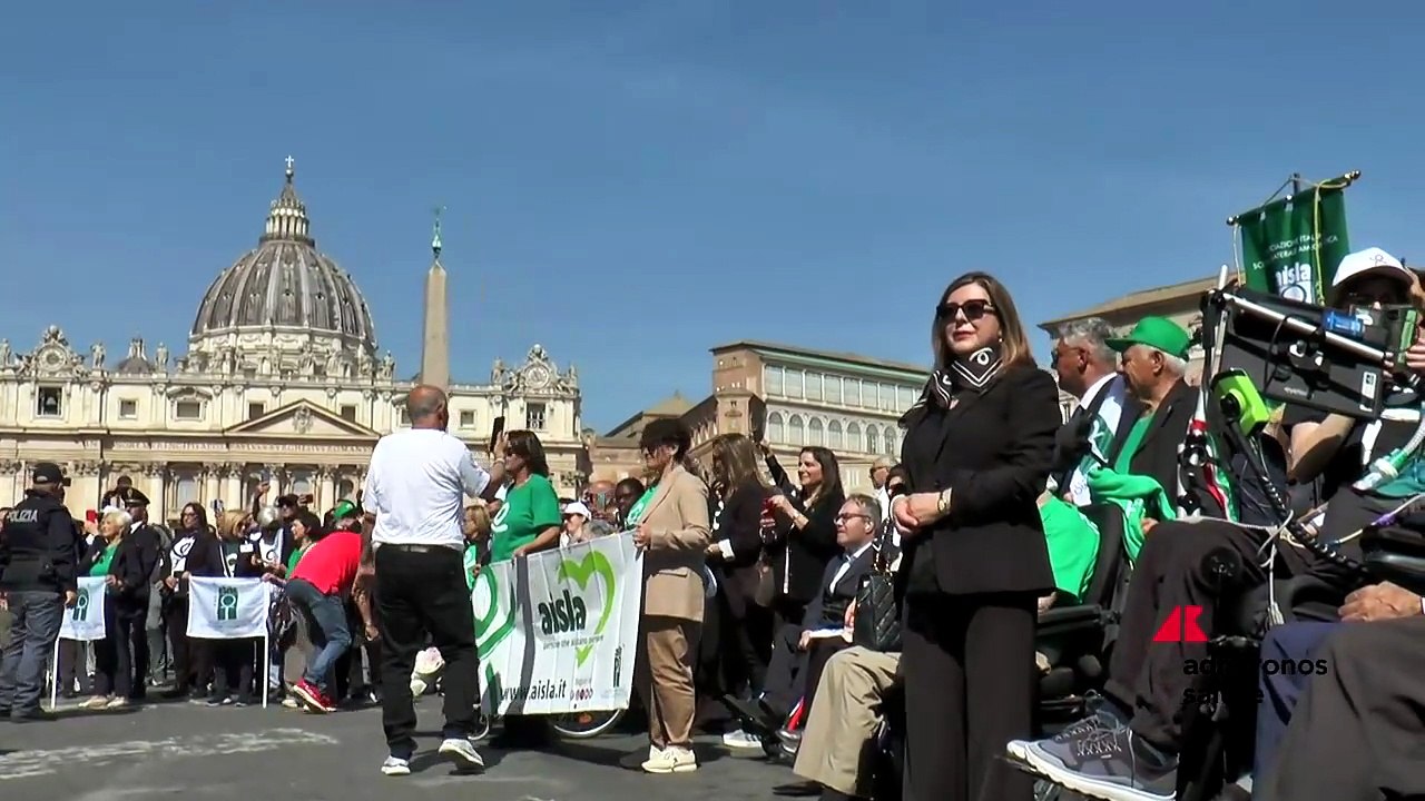 Malattie rare, il popolo AISLA in marcia verso San Pietro: udienza privata con Papa Leone XIV