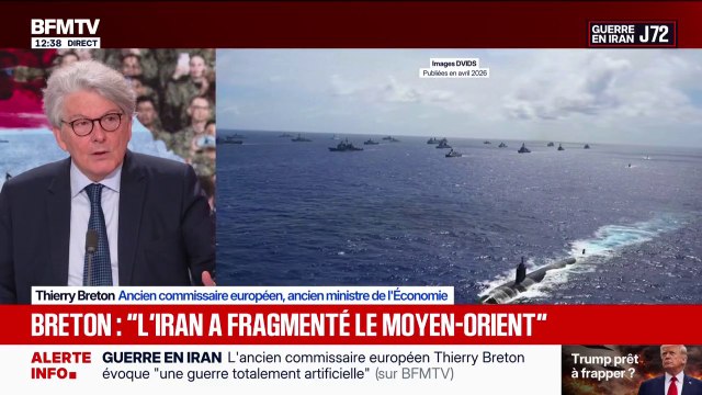 Thierry Breton: L'Iran a réussi à faire réapparaître de façon claire et durable une fragmentation du Moyen-Orient