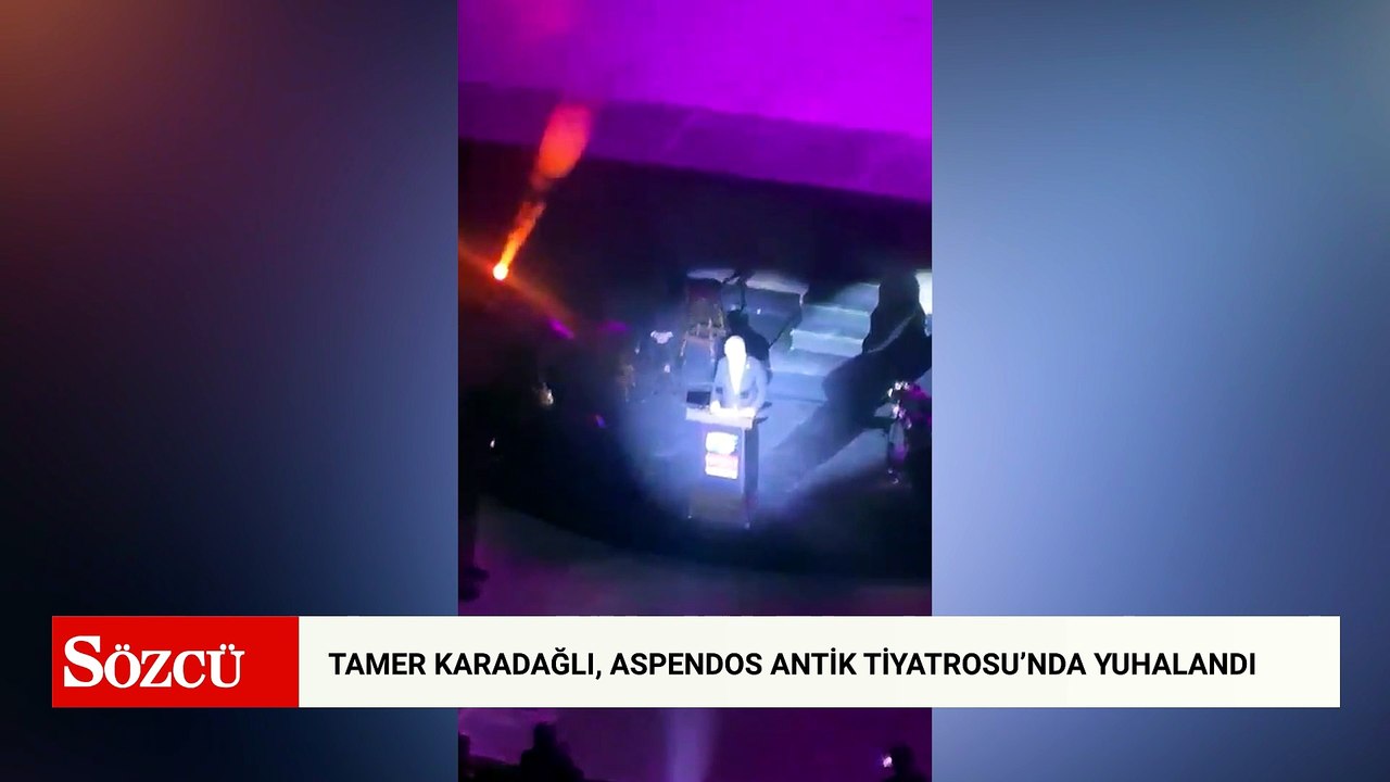 Tamer Karadağlı, Aspendos Antik Tiyatrosu'nda s...