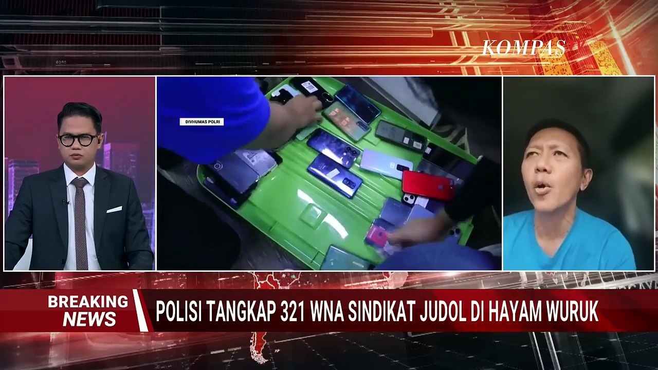 [FULL] 321 WNA Sindikat Judol Ditangkap di Hayam Wuruk, Pakar Keamanan Siber: Sasarannya Bukan WNI