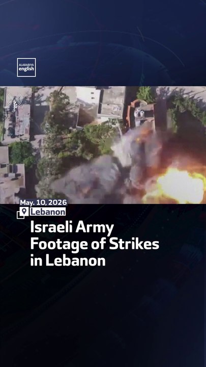 Israeli Army Footage of Strikes in Lebanon