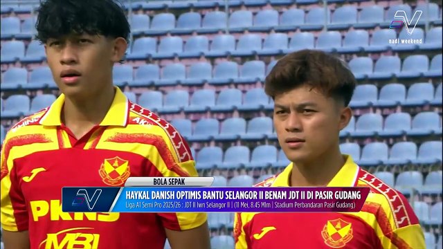 Haykal Danish optimis bantu Selangor II benam JDT II di Pasir Gudang