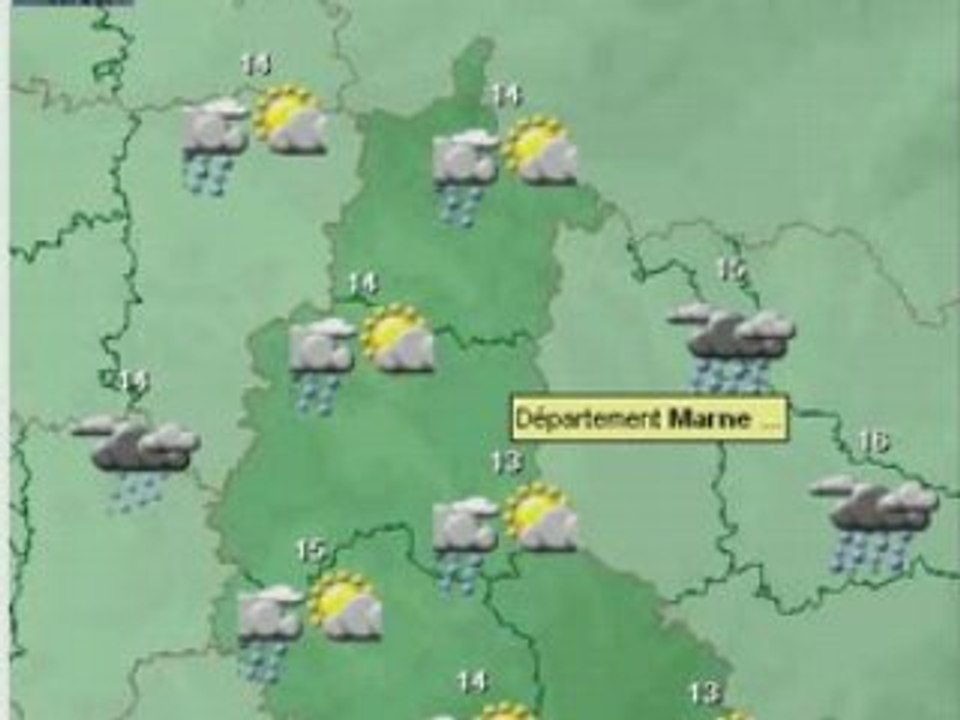 Meteo champagne dimanche