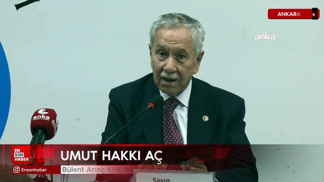 Bülent Arınç KHK mağdurları için iadeiitibar çağrısı yaptı