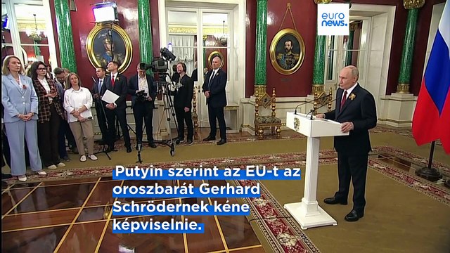 Az orosz elnök arról beszélt, hogy végéhez közeledik az ukrajnai háború