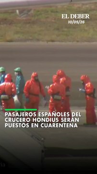 Pasajeros españoles del crucero Hondius serán puestos en cuarentena