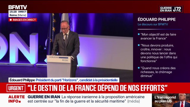 Édouard Philippe: Parce que j'aime l'école publique, parce que mes enfants sont à l'école publique, je veux qu'elle redevienne l'école de la réussite et du mérite