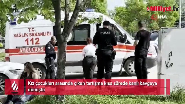 Eskişehir’de parkta 'Erkek arkadaş' tartışması! Kız çocuklarının karıştığı kavga kanlı bitti