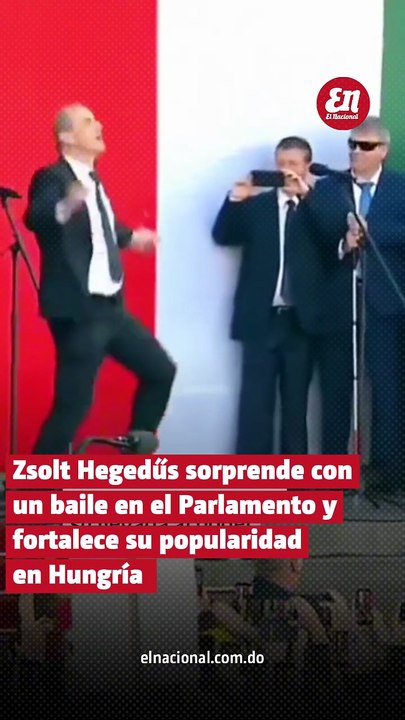 Zsolt Hegedűs sorprende con un baile en el Parlamento y fortalece su popularidad en Hungría