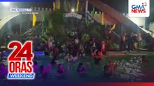 Resort sa Pampanga, naglalagya ng mga tipak ng yelo sa gitna ng kanilang swimming pool | 24 Oras Weekend