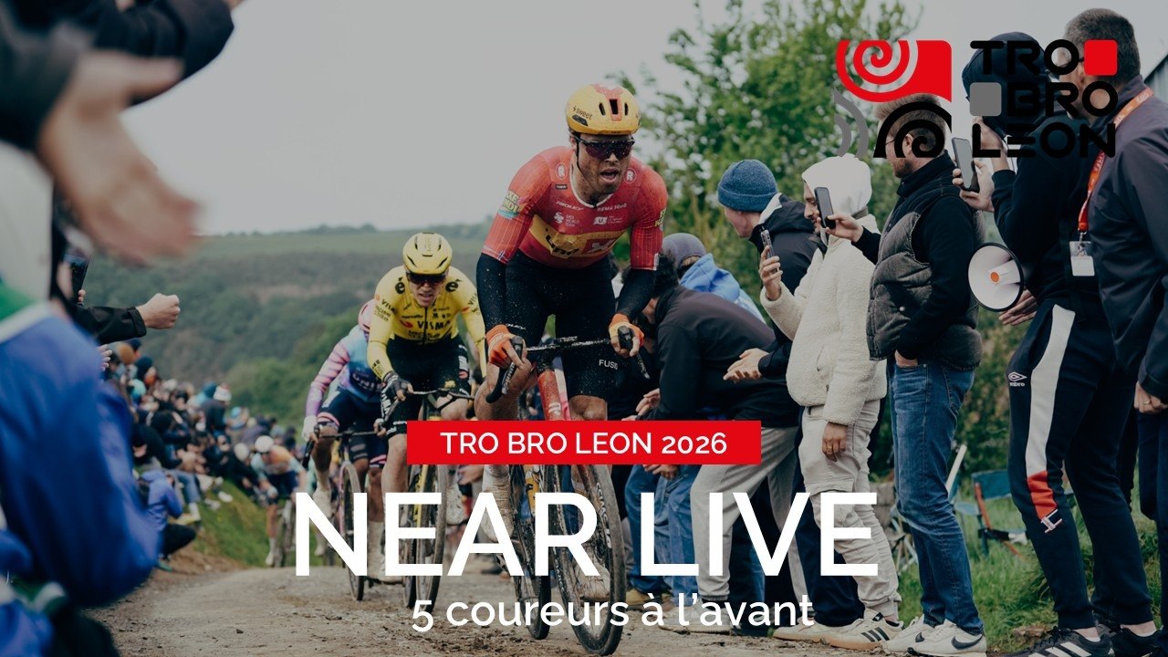 Tro Bro Léon 2026 - 5 riders at the front
