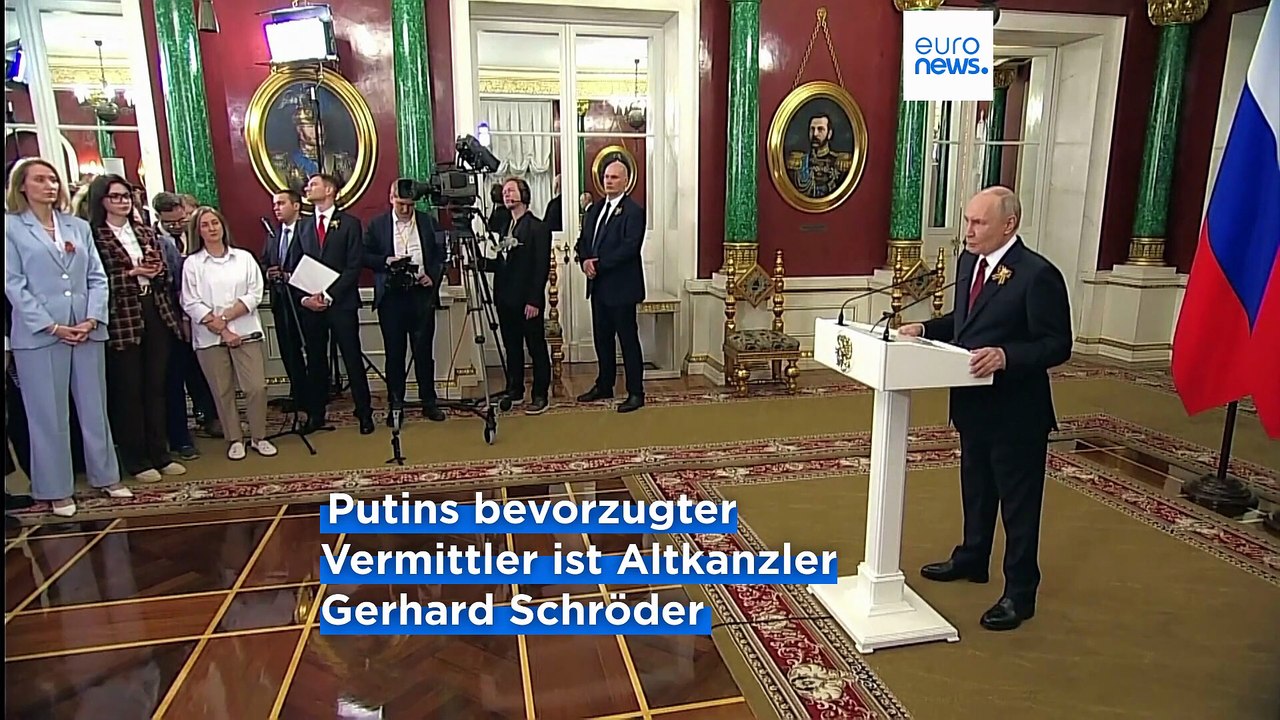 Putin will Gerhard Schröder als Vermittler für Ukraine-Krieg - Bundesregierung lehnt das ab