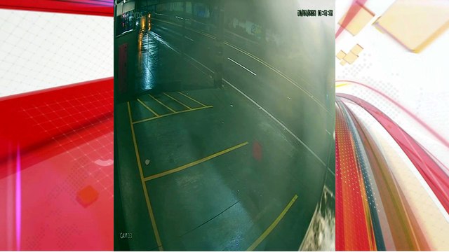 Câmera registra carro desgovernado atingindo fachada de empresa em Apucarana
