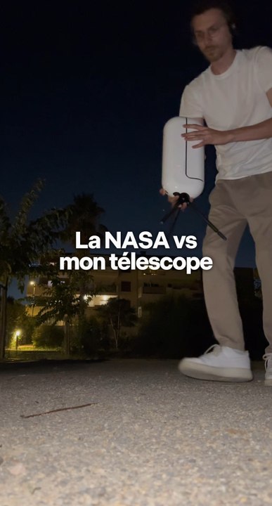 La NASA vs mon télescope. Je rivalise ? (Non.)