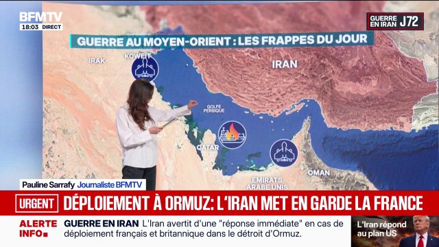 LES ÉCLAIREURS - Déploiement dans le détroit d'Ormuz: l'Iran met en garde la France