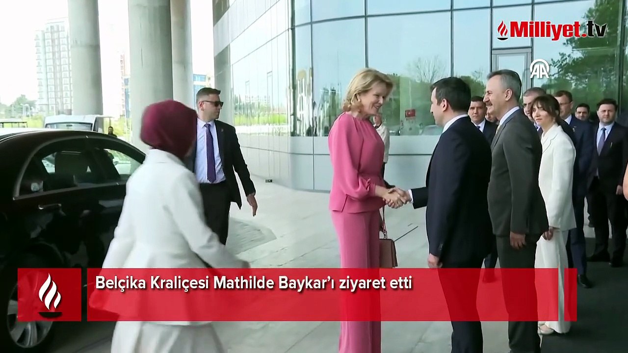 Belçika Kraliçesi Mathilde Baykar’ı ziyaret etti