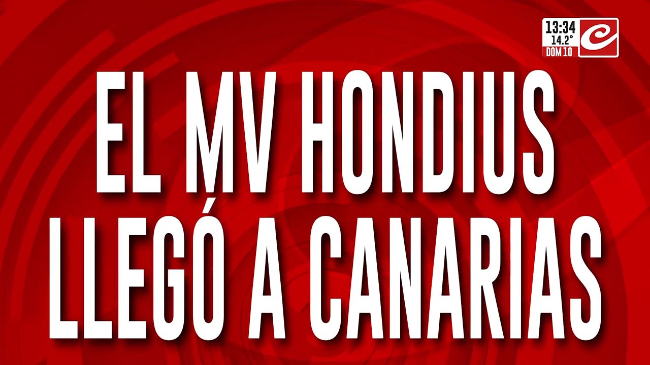 El MV Hondius llegó a Canarias: la cepa se llama Andes y es argentina