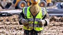 Elinden Her İş Gelen Ördek🦆🧱 Hardworking duck