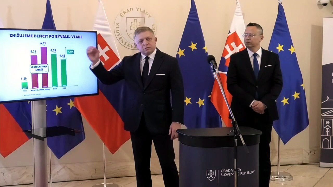 ZÁZNAM: Premiér: Zachovanie ratingu Slovenska od agentúry Fitch je dobrá správa