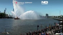 Setki statków świętują 837. rocznicę portu w Hamburgu
