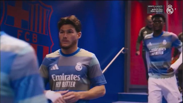 Entrenamiento completo del Real Madrid en el Camp Nou: Vinicius, Bellingham Courtois, Tchouameni...