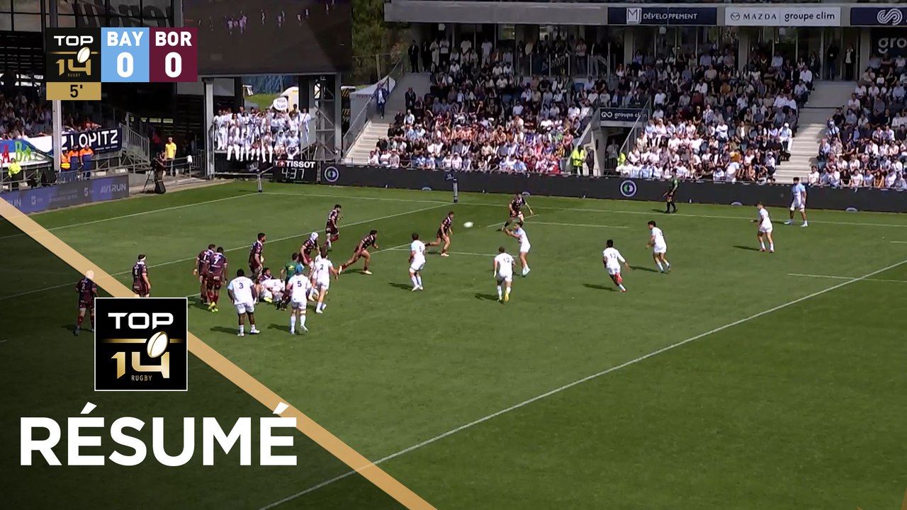 TOP 14 Saison 2025-2026 J23 - Résumé Aviron Bayonnais - Union Bordeaux-Bègles