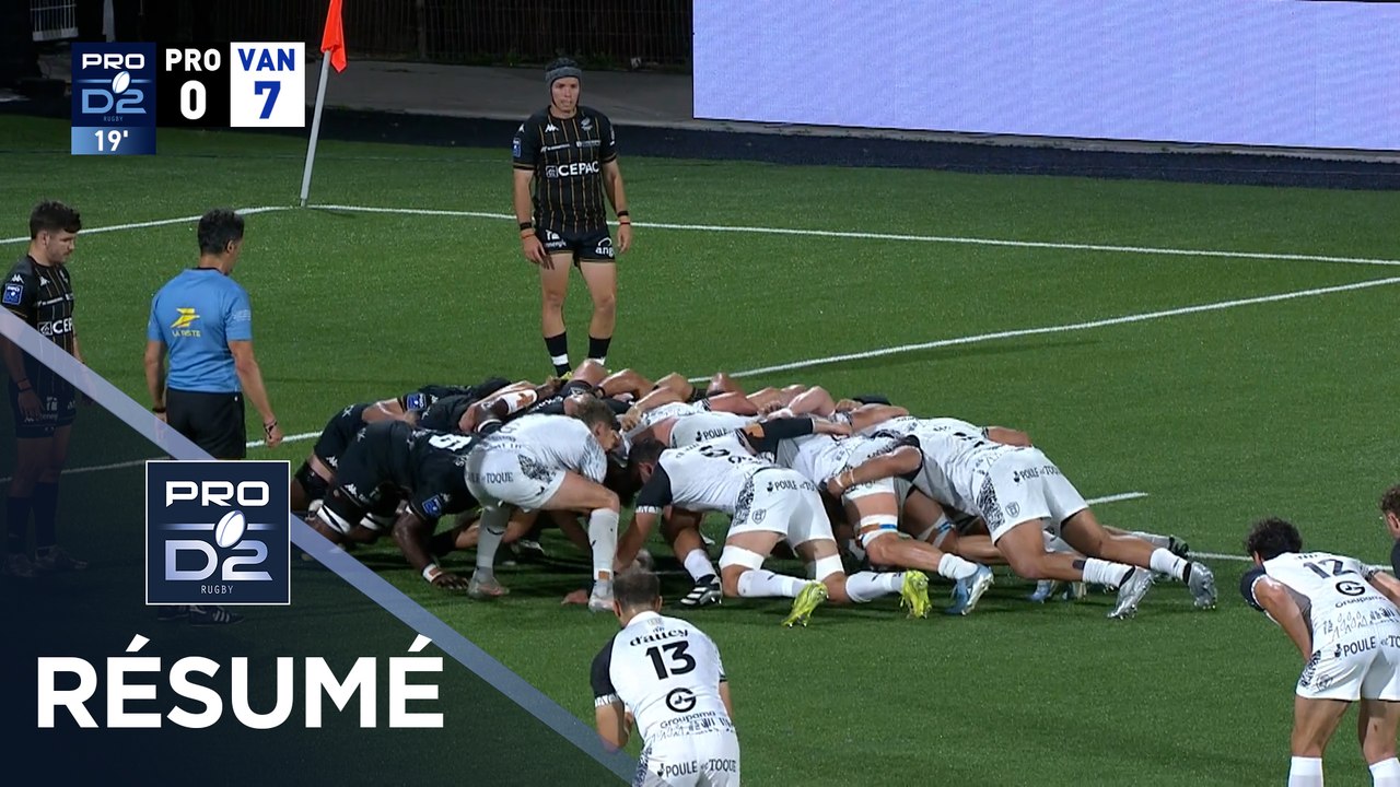 PRO D2 Saison 2025-2026 J29 - Résumé Provence Rugby - RC Vannes