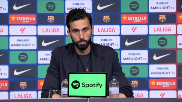 Rueda de prensa de Arbeloa tras el Barcelona vs. Real Madrid