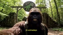 Pé grande foi no park dos dinossauros e deu muito ruim!!😂#bigfootvlogs #pégrande #comédia #engraçado