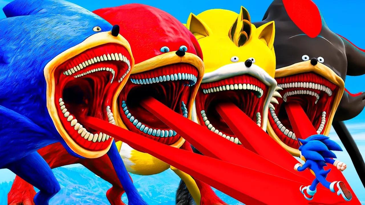 J'explore tous les Shin Sonic dans GTA 5 ! (Mod Shin Sonic)