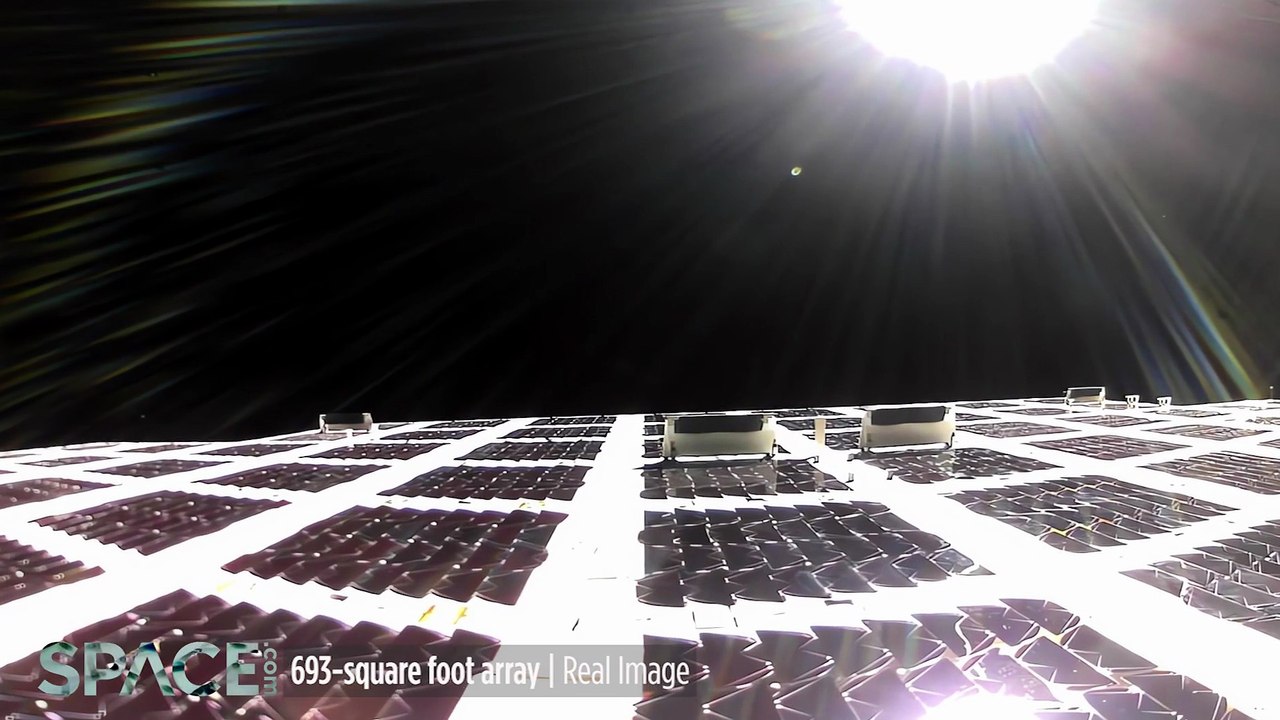 Watch The Largest Communications Array Deployed Yet In Low-Earth Orbit