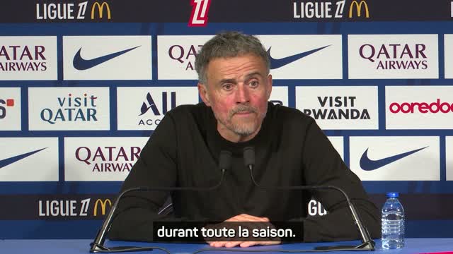 PSG - Enrique : "L'objectif, c'est le match contre Arsenal"