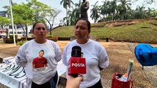 Madres buscadoras rechazan festejos y realizan protesta en Villahermosa