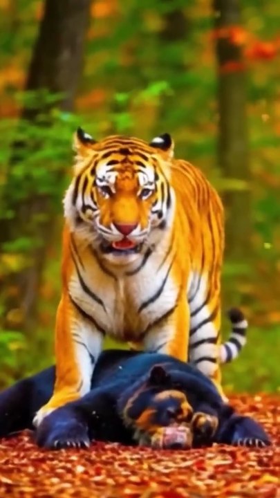 Tiger vs Bear vs Lion vs Hyena vs Gorilla