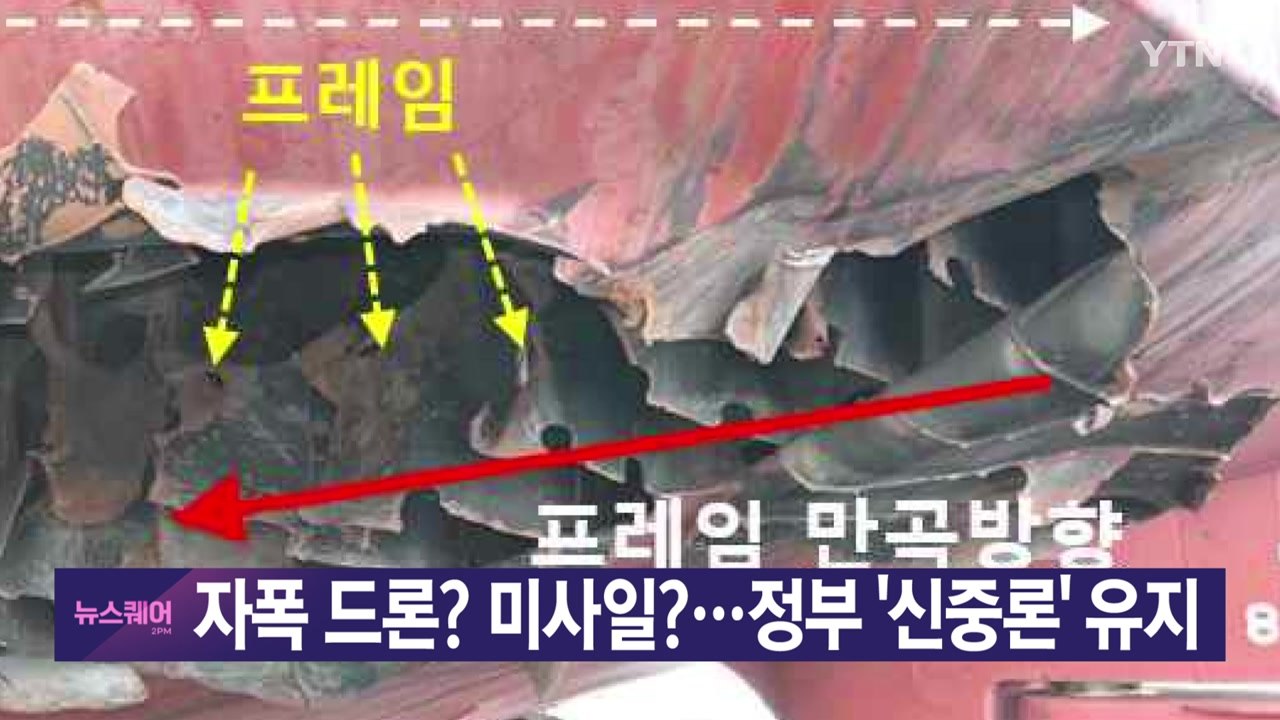 [YTN 실시간뉴스] 자폭 드론? 미사일?...정부 '신중론' 유지 / YTN