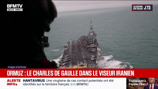 Détroit d'Ormuz: la progression du Charles de Gaulle surveillée par l'Iran, qui menace le porte-avions français en cas d'entrée dans le détroit