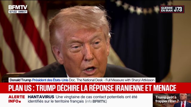 u Moyen-Orient: Donald Trump qualifie la réponse de l'Iran aux propositions américaines de totalement inacceptable
