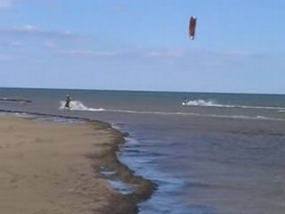 Kitesurf  backloop