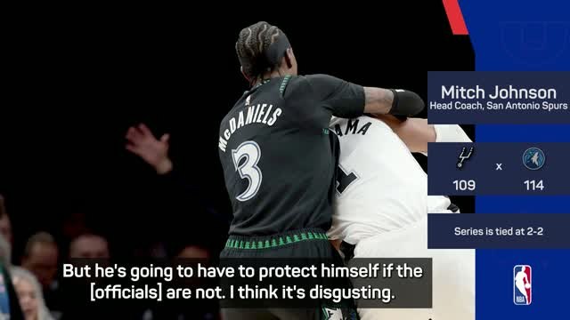 'I'm glad he's standing up for himself' - Spurs coach furious at treatment of ejected Wembanyama