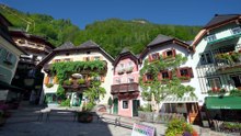 FULL HD - Hallstatt A Picturesque Village Hidden On The Banks Of One Of Austria's Most Beautiful La