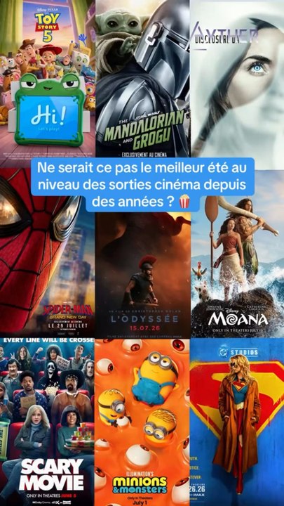 Les meilleures sorties de l’été au cinéma ! #spiderman #theodyssey #themandalorian #cinema