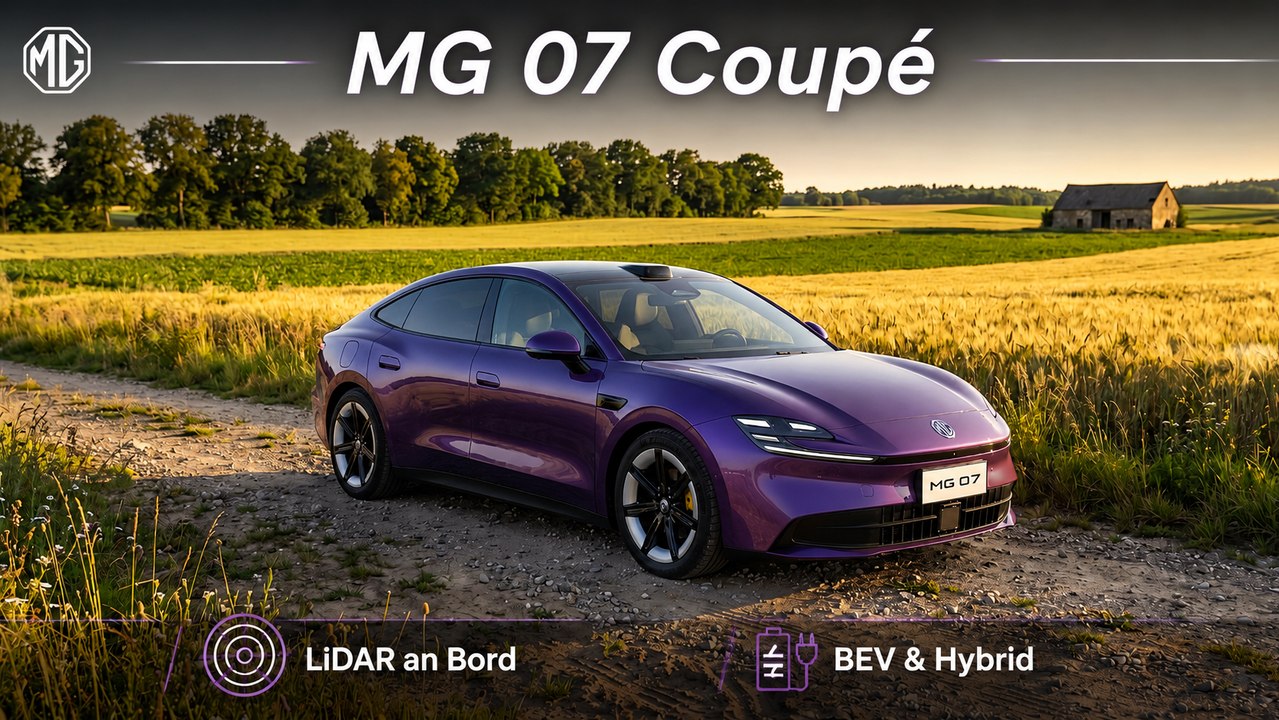 2027 MG 07 kommt: Dynamisches Coupé mit BEV- und Hybridoption